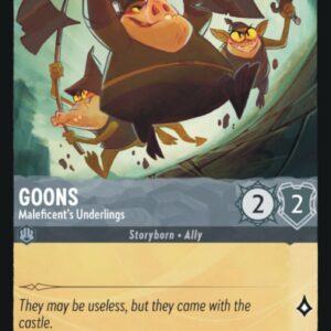 DISNEY LORCANA SINGLE CARDS: FIRST CHAPTER #145: Goons – Maleficent’s Underlings (Common Foil 179/204: NM)