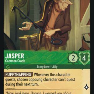 DISNEY LORCANA SINGLE CARDS: FIRST CHAPTER #186: Jasper – Common Crook (Uncommon 81/204: NM) DISNEY LORCANA SINGLE CARDS: FIRST CHAPTER #186: Jasper – Common Crook (Uncommon 81/204: NM)