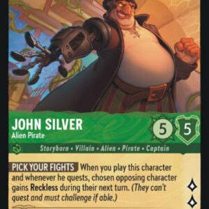 DISNEY LORCANA SINGLE CARDS: FIRST CHAPTER #190: John Silver – Alien Pirate (Legendary 82/204: NM) DISNEY LORCANA SINGLE CARDS: FIRST CHAPTER #190: John Silver – Alien Pirate (Legendary 82/204: NM)