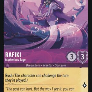 DISNEY LORCANA SINGLE CARDS: FIRST CHAPTER #320: Rafiki – Mysterious Sage (Uncommon Foil 54/204: NM)