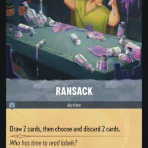DISNEY LORCANA SINGLE CARDS: FIRST CHAPTER #322: Ransack (Uncommon Foil 199/204: NM)