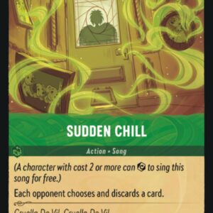 DISNEY LORCANA SINGLE CARDS: FIRST CHAPTER #373: Sudden Chill (Common 98/204: NM)