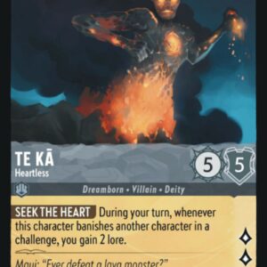 DISNEY LORCANA SINGLE CARDS: FIRST CHAPTER #385: Te Ka – Heartless (Legendary 192/204: NM) DISNEY LORCANA SINGLE CARDS: FIRST CHAPTER #385: Te Ka – Heartless (Legendary 192/204: NM)