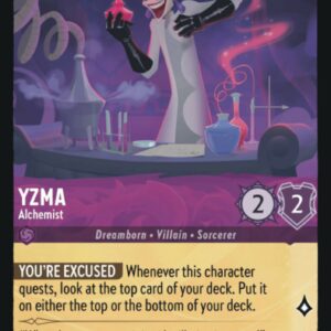 DISNEY LORCANA SINGLE CARDS: FIRST CHAPTER #425: Yzma – Alchemist (Common Foil 60/204: NM)
