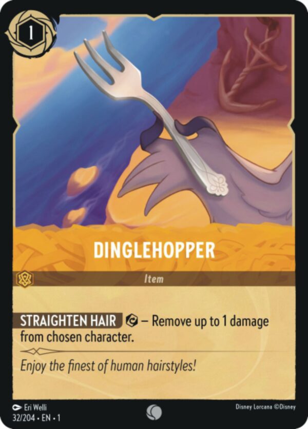 DISNEY LORCANA SINGLE CARDS: FIRST CHAPTER #78: Dinglehopper (Common 32/204: NM)