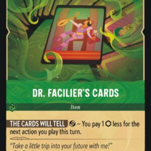 DISNEY LORCANA SINGLE CARDS: FIRST CHAPTER #94: Dr. Facilier’s Cards (Uncommon 101/204: NM)