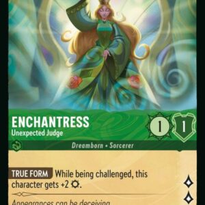 DISNEY LORCANA SINGLE CARDS: RISE OF THE FLOODBORN #109: Enchantress – Unexpected Judge (Common 80/204: NM)