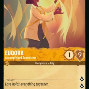 DISNEY LORCANA SINGLE CARDS: RISE OF THE FLOODBORN #111: Eudora – Accomplished Seamstress (Common 7/204: NM)