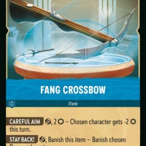 DISNEY LORCANA SINGLE CARDS: RISE OF THE FLOODBORN #121: Fang Crossbow (Uncommon 166/204: NM)