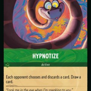DISNEY LORCANA SINGLE CARDS: RISE OF THE FLOODBORN #168: Hypnotize (Common 98/204: NM)