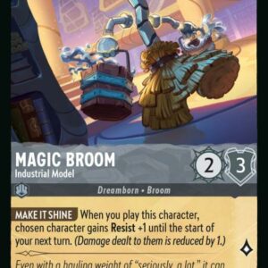 DISNEY LORCANA SINGLE CARDS: RISE OF THE FLOODBORN #226: Magic Broom – Industrial Model (Common 188/204: NM)