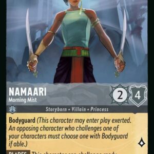DISNEY LORCANA SINGLE CARDS: RISE OF THE FLOODBORN #268: Namaari – Morning Mist (Legendary 189/204: NM)