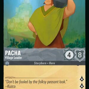 DISNEY LORCANA SINGLE CARDS: RISE OF THE FLOODBORN #282: Pacha – Village Leader (Uncommon 190/204: NM)