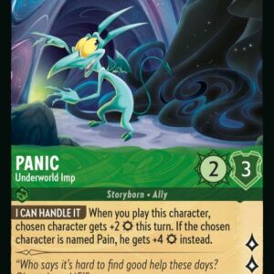 DISNEY LORCANA SINGLE CARDS: RISE OF THE FLOODBORN #291: Panic – Underworld Imp (Common Foil 87/204: NM)