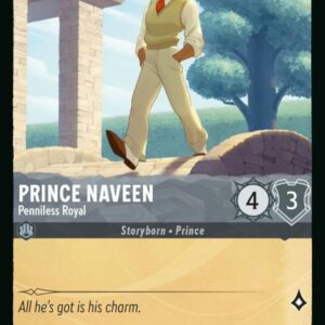 DISNEY LORCANA SINGLE CARDS: RISE OF THE FLOODBORN #318: Prince Naveen – Penniless Royal (Common Foil 191/204: NM)