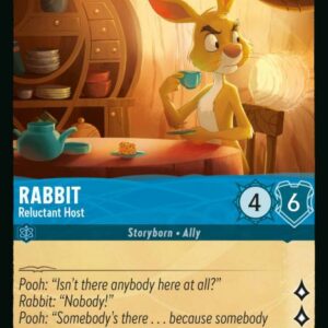 DISNEY LORCANA SINGLE CARDS: RISE OF THE FLOODBORN #328: Rabbit – Reluctant Host (Common Foil 158/204: NM)