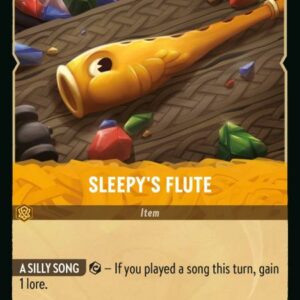 DISNEY LORCANA SINGLE CARDS: RISE OF THE FLOODBORN #364: Sleepy’s Flute (Rare Foil 34/204: NM)