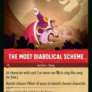 DISNEY LORCANA SINGLE CARDS: RISE OF THE FLOODBORN #382: The Most Diabolical Scheme (Uncommon 131/204: NM)