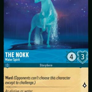 DISNEY LORCANA SINGLE CARDS: RISE OF THE FLOODBORN #384: The Nokk – Water Spirit (Common 160/204: NM)