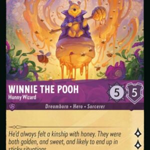 DISNEY LORCANA SINGLE CARDS: RISE OF THE FLOODBORN #414: Winnie the Pooh – Hunny Wizard (Common 59/204: NM)