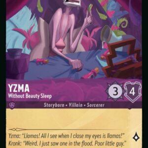 DISNEY LORCANA SINGLE CARDS: RISE OF THE FLOODBORN #422: Yzma – Without Beauty Sleep (Uncommon 61/204: NM) DISNEY LORCANA SINGLE CARDS: RISE OF THE FLOODBORN #422: Yzma – Without Beauty Sleep (Uncommon 61/204: NM)