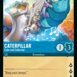 DISNEY LORCANA SINGLE CARDS: RISE OF THE FLOODBORN #49: Caterpillar – Calm and Collected (Uncommon Foil 141/204: NM)