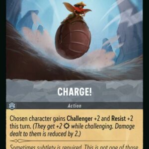 DISNEY LORCANA SINGLE CARDS: RISE OF THE FLOODBORN #51: Charge! (Common Foil 198/204: NM)