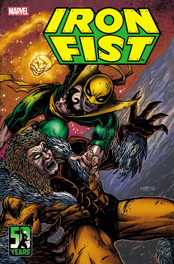 IRON FIST 50TH ANNIVERSARY SPECIAL #1 Kevin Eastman cover B