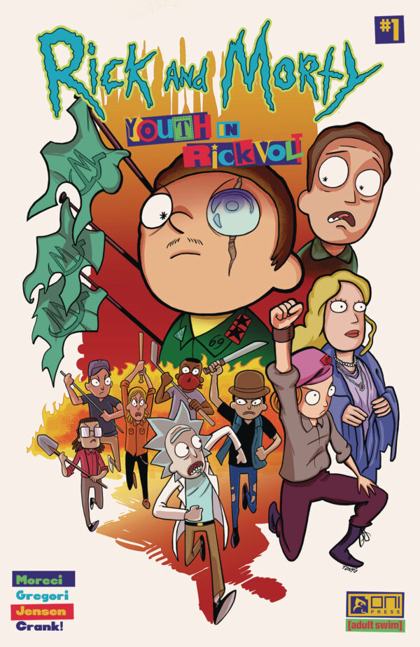 RICK AND MORTY: YOUTH IN RICKVOLT #1 Tony Gregori cover A
