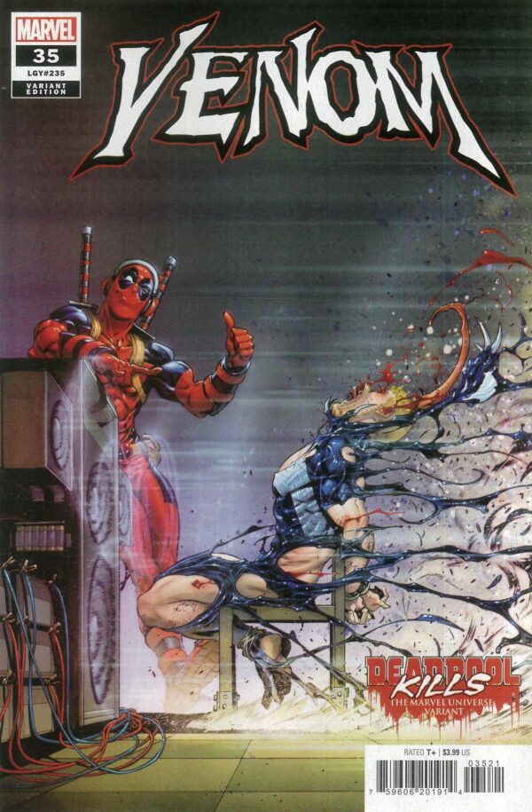 VENOM (2021 SERIES) #35: Iban Coello Deadpool Kills the Marvel Universe cover B