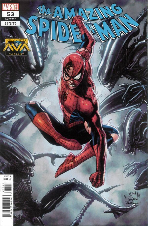 AMAZING SPIDER-MAN (2022 SERIES) #53: Marvel vs Alien cover C