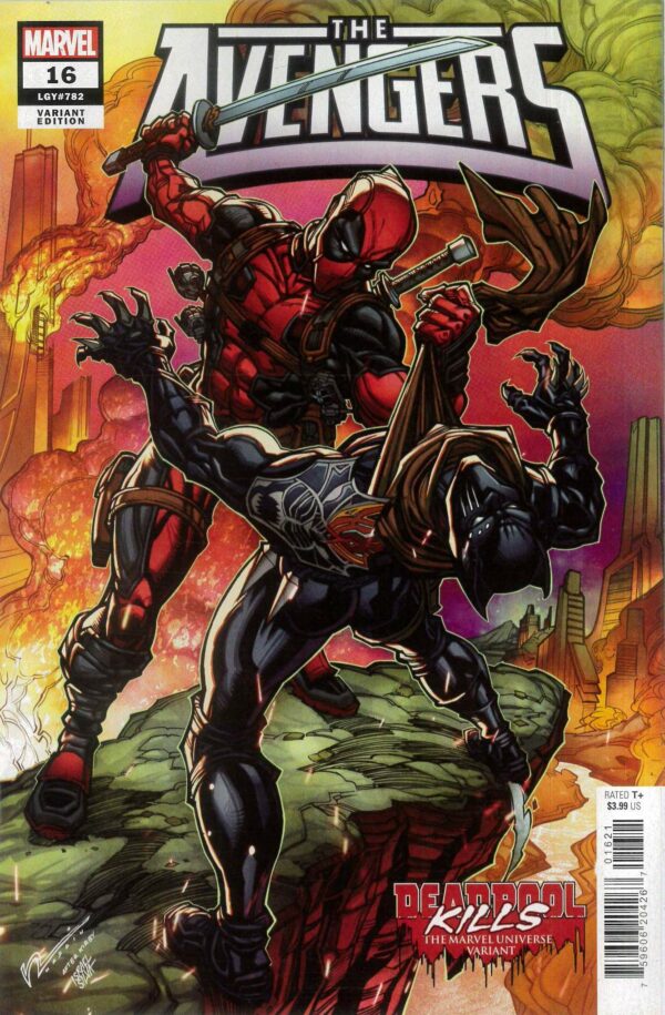 AVENGERS (2023 SERIES) #16: Chad Wayne Hardin Deadpool Kills Marvel cover B