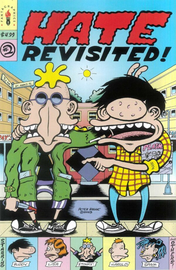 HATE REVISITED #2: Peter Bagge cover A