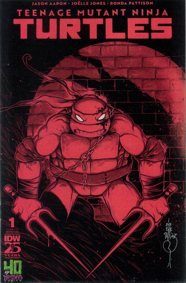 TEENAGE MUTANT NINJA TURTLES (2024 SERIES) #1: David Talbot 40th Anniversary cover