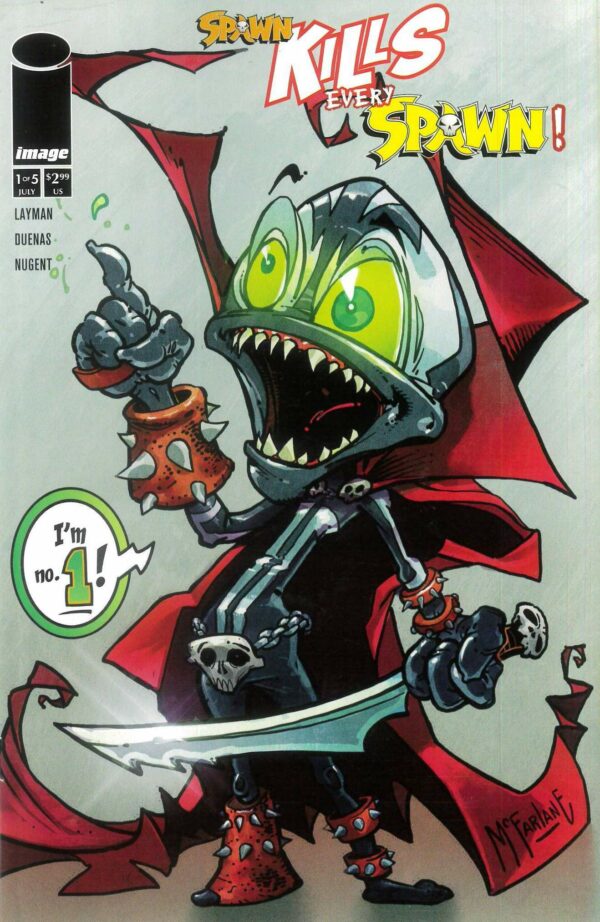 SPAWN KILLS EVERY SPAWN #1: Todd McFarlane cover B