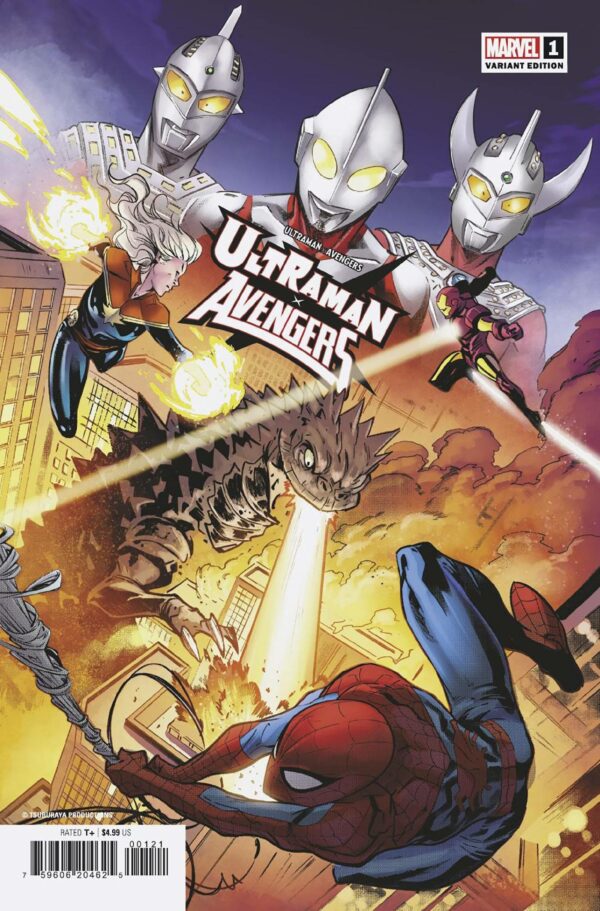 ULTRAMAN X AVENGERS #1: Francesco Manna cover B