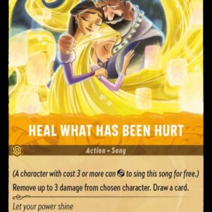 DISNEY LORCANA SINGLE CARDS: INTO THE INKLANDS #111: Heal What Has Been Hurt (Common Foil 26/204: NM)