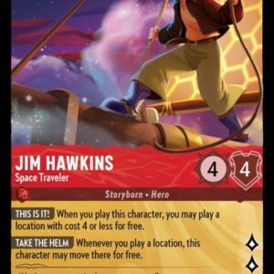 DISNEY LORCANA SINGLE CARDS: INTO THE INKLANDS #147: Jim Hawkins – Space Traveler (Legendary 109/204: NM)