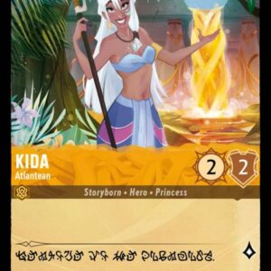 DISNEY LORCANA SINGLE CARDS: INTO THE INKLANDS #159: Kida – Atlantean (Common 6/204: NM)