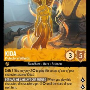 DISNEY LORCANA SINGLE CARDS: INTO THE INKLANDS #161: Kida – Protector of Atlantis (Legendary 7/204: NM)