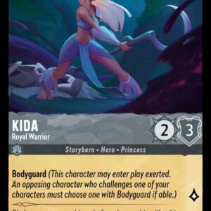 DISNEY LORCANA SINGLE CARDS: INTO THE INKLANDS #165: Kida – Royal Warrior (Common Foil 177/204: NM)