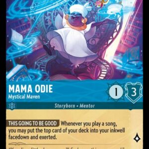 DISNEY LORCANA SINGLE CARDS: INTO THE INKLANDS #216: Mama Odie – Mystical Maven (Rare 151/204: NM)