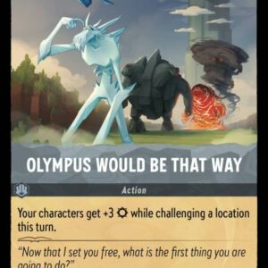 DISNEY LORCANA SINGLE CARDS: INTO THE INKLANDS #275: Olympus Would Be That Way (Common Foil 197/204: NM)