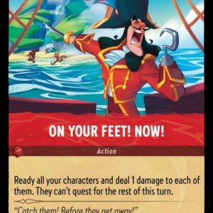 DISNEY LORCANA SINGLE CARDS: INTO THE INKLANDS #276: On Your Feet! Now! (Rare 130/204: NM)