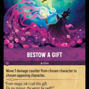 DISNEY LORCANA SINGLE CARDS: INTO THE INKLANDS #28: Bestow a Gift (Common Foil 60/204: NM)