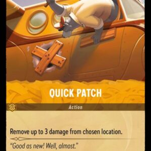 DISNEY LORCANA SINGLE CARDS: INTO THE INKLANDS #314: Quick Patch (Common 27/204: NM)