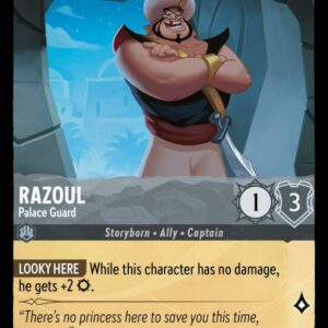 DISNEY LORCANA SINGLE CARDS: INTO THE INKLANDS #319: Razoul – Palace Guard (Common Foil 188/204: NM)