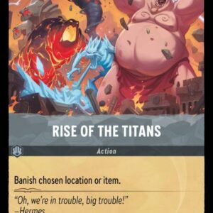 DISNEY LORCANA SINGLE CARDS: INTO THE INKLANDS #322: Rise of the Titans (Uncommon 198/204: NM)