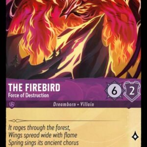 DISNEY LORCANA SINGLE CARDS: INTO THE INKLANDS #387: The Firebird – Force of Destruction (Common 56/204: NM) DISNEY LORCANA SINGLE CARDS: INTO THE INKLANDS #387: The Firebird – Force of Destruction (Common 56/204: NM)
