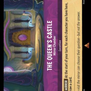DISNEY LORCANA SINGLE CARDS: INTO THE INKLANDS #396: The Queen’s Castle – Mirror Chamber (Rare Foil 67/204: NM) DISNEY LORCANA SINGLE CARDS: INTO THE INKLANDS #396: The Queen’s Castle – Mirror Chamber (Rare Foil 67/204: NM)